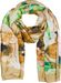 styleBREAKER Damen Schal mit buntem Blumen Muster im Aquarell Stil, Seidig leichtes Tuch 01016238