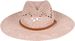 styleBREAKER Unisex Panama Strohhut mit breitem Stoff Zierband, Sommerhut Einfarbig, Papierhut, Sonnenhut 04025044