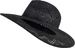 styleBREAKER Unisex Panama Strohhut mit breitem Stoff Zierband, Sommerhut Einfarbig, Papierhut, Sonnenhut 04025044