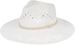 styleBREAKER Unisex Panama Strohhut mit breitem Stoff Zierband, Sommerhut Einfarbig, Papierhut, Sonnenhut 04025044