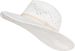 styleBREAKER Unisex Panama Strohhut mit breitem Stoff Zierband, Sommerhut Einfarbig, Papierhut, Sonnenhut 04025044