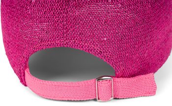 styleBREAKER Damen Baseball Cap Einfarbig Gewebt mit Pailletten, Luftiges Sommer Basecap, Metallschnalle verstellbar 04023094