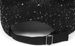 styleBREAKER Damen Baseball Cap Einfarbig Gewebt mit Pailletten, Luftiges Sommer Basecap, Metallschnalle verstellbar 04023094