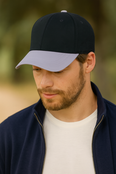 styleBREAKER Unisex Baseball Cap zweifarbig Pastell oder kräftig | 6-Panel Cap mehrfarbig verstellbar mit Schnalle | Sommer Basecap aus Baumwolle