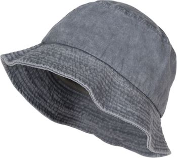 styleBREAKER Unisex Fischerhut Einfarbig in Vintage Washed Optik, Bucket Hat, Stoff Sonnenhut Unifarben 04025045