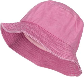 styleBREAKER Unisex Fischerhut Einfarbig in Vintage Washed Optik, Bucket Hat, Stoff Sonnenhut Unifarben 04025045