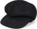 styleBREAKER Damen Papierstroh Ballonmütze Einfarbig, Schirmmütze, Sonnenhut, Bakerboy Schiebermütze, Newsboy Cap 04023096