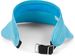 styleBREAKER Papierstroh Visor Cap einfarbig | Sonnenvisier mit elastischem Band und Hakenverschluss | Luftige Schildkappe als Sonnenhut für Damen