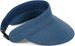 styleBREAKER Papierstroh Visor Cap einfarbig | Sonnenvisier mit elastischem Band und Hakenverschluss | Luftige Schildkappe als Sonnenhut für Damen