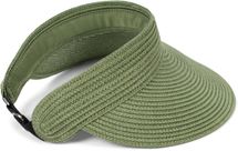 Papierstroh Visor Cap Einfarbig