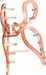 styleBREAKER Damen Haarklammer in Schleifen Form, Haarklemme, Haarspange Kunststoff Schleife, Haarschmuck 04027052