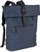 styleBREAKER Unisex Rucksack Wasserfest in Seesack Optik, Backpack Einfarbig, Reißverschluss, Schnalle, Laptop Fach 02012408