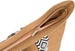 styleBREAKER Damen Papierstroh Strandtasche Einfarbig mit Azteken Muster, Flechttasche Reißverschluss, Schultertasche 02012409