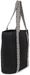 styleBREAKER Damen Papierstroh Strandtasche Einfarbig mit Azteken Muster, Flechttasche Reißverschluss, Schultertasche 02012409