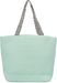 styleBREAKER Damen Papierstroh Strandtasche Einfarbig mit Azteken Muster, Flechttasche Reißverschluss, Schultertasche 02012409