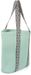 styleBREAKER Damen Papierstroh Strandtasche Einfarbig mit Azteken Muster, Flechttasche Reißverschluss, Schultertasche 02012409