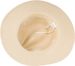 styleBREAKER Damen Panama Sonnenhut Einfarbig mit Stoff Hutband mit Azteken Muster, Strohhut, Schlapphut, Sommerhut, Fedora Hut 04025046