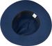 styleBREAKER Damen Panama Sonnenhut Einfarbig mit Stoff Hutband mit Azteken Muster, Strohhut, Schlapphut, Sommerhut, Fedora Hut 04025046