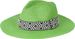 styleBREAKER Damen Panama Sonnenhut Einfarbig mit Stoff Hutband mit Azteken Muster, Strohhut, Schlapphut, Sommerhut, Fedora Hut 04025046