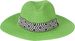 styleBREAKER Damen Panama Sonnenhut Einfarbig mit Stoff Hutband mit Azteken Muster, Strohhut, Schlapphut, Sommerhut, Fedora Hut 04025046