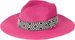 styleBREAKER Damen Panama Sonnenhut Einfarbig mit Stoff Hutband mit Azteken Muster, Strohhut, Schlapphut, Sommerhut, Fedora Hut 04025046