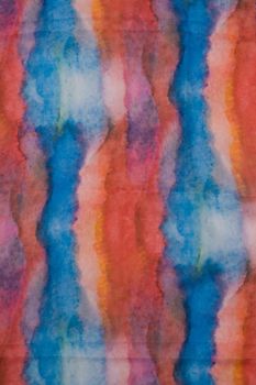 styleBREAKER Damen Schal mit buntem Aquarell Farbverlauf Muster, leichtes sommerliches Tuch mehrfarbig 01016240