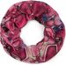 styleBREAKER Damen Loop Schal mit buntem Acrylic Pouring Muster, edler Cosmic Flow Schlauchschal mehrfarbig 01017159