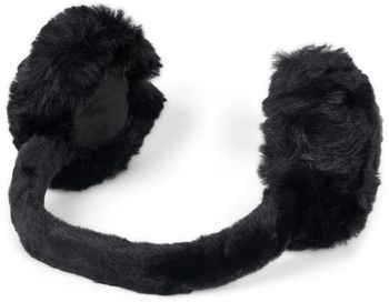 styleBREAKER Damen Ohrenschützer Teddyfell Optik | Flauschige Ohrenwärmer Earmuffs mit flexiblem Bügel | Weiche Winter Ohrschützer für Freizeit Spaziergänge und Outdoor