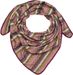 styleBREAKER Damen XXL Dreieckstuch mit Zick-Zack Webmuster, mehrfarbiges Dreiecktuch, Schal weich und warm 01020051