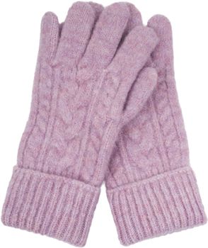 styleBREAKER Damen Strickhandschuhe mit Zopfstrickmuster, warme Winter Fingerhandschuhe, vielseitige Farben 09010051