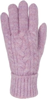 styleBREAKER Damen Strickhandschuhe mit Zopfstrickmuster, warme Winter Fingerhandschuhe, vielseitige Farben 09010051