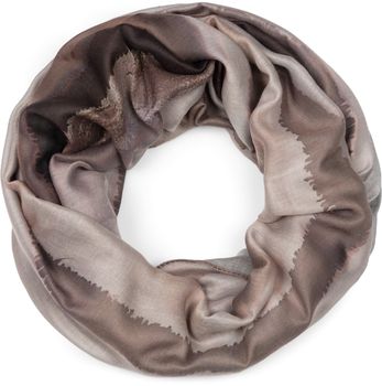 styleBREAKER Damen Loop Schal mit elegantem Aquarell-Farbverlauf, Leichter und weicher Schlauchschal, mehrfarbig 01017163