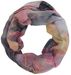 styleBREAKER Damen Schlauchschal Aquarell Glow mit Metallic Akzenten leichter Loop Schal weich fließend atmungsaktiv für Frühling und Sommer