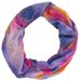 styleBREAKER Damen Schlauchschal Aquarell Glow mit Metallic Akzenten leichter Loop Schal weich fließend atmungsaktiv für Frühling und Sommer