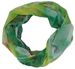 styleBREAKER Damen Schlauchschal Aquarell Glow mit Metallic Akzenten leichter Loop Schal weich fließend atmungsaktiv für Frühling und Sommer