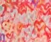 styleBREAKER Damen Loop Schal mit Brushstroke Herz Muster | luftiger Schlauchschal | weiches Halstuch für Frühling und Sommer aus Viskose 79 x 49 cm