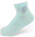 styleBREAKER Damen Socken mit Strass Herz Applikation | knöchellang mit Elastikbund | weicher Baumwoll-Mix | One Size 36-41 EU