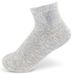 styleBREAKER Damen Socken mit Strass Herz Applikation | knöchellang mit Elastikbund | weicher Baumwoll-Mix | One Size 36-41 EU