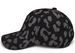 styleBREAKER Baseball Cap Jeans mit Leo Muster | 6-Panel Kappe aus Baumwolle verstellbar | Unisex Basecap Animal Print für Sport & Freizeit