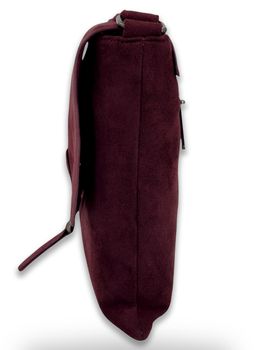 styleBREAKER Damen Umhängetasche samtige Schultertasche | Crossbody Bag mit Umschlag, Magnetknopf, Reißverschluss & verstellbarem Gurt 28,5 x 25 cm