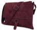 styleBREAKER Damen Umhängetasche samtige Schultertasche | Crossbody Bag mit Umschlag, Magnetknopf, Reißverschluss & verstellbarem Gurt 28,5 x 25 cm