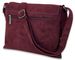 styleBREAKER Damen Umhängetasche samtige Schultertasche | Crossbody Bag mit Umschlag, Magnetknopf, Reißverschluss & verstellbarem Gurt 28,5 x 25 cm