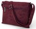 styleBREAKER Damen Umhängetasche samtige Schultertasche | Crossbody Bag mit Umschlag, Magnetknopf, Reißverschluss & verstellbarem Gurt 28,5 x 25 cm