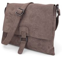 Samtige Schultertasche