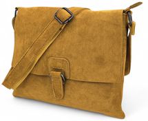 Samtige Schultertasche