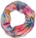 styleBREAKER Schlauchschal Damen mit Aquarell Wellenmuster Watercolor Zigzag | Loop Tuch weich aus Viskose | leichter Rundschal Halstuch softes Material 90x40 cm