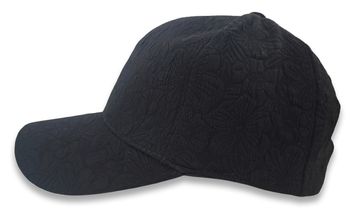 styleBREAKER Damen Baseball Cap mit floralem Ton in Ton Muster | 6-Panel Basecap mit Klettverschluss verstellbar | sportliche Blumenoptik Kappe Streetstyle