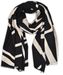styleBREAKER Damen Schal mit Graphic Lines Muster | Weicher XXL Winterschal | Großes Tuch mit geometrischem Linien Design, Stola, Herbst Winter Accessoire