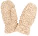 styleBREAKER Damen Teddy Fäustlinge mit Fleece Futter | Kuschelige Winter Fausthandschuhe Einfarbig mit Gummibund | Warme Kunstfell Fake Fur Handschuhe