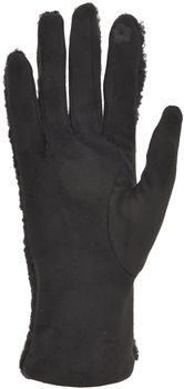 styleBREAKER Damen Touchscreen Handschuhe mit Teddyplüsch | Weiche warme Winter Fingerhandschuhe | Kuscheliger Smartphone Handschuh in vielen Farben